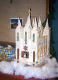 Salt Lake Temple Gingerbread House